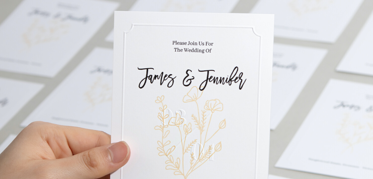 Foil Stamped/Raised Letter Postcards